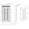 Supports Roulettes Sectionnelle du Haut + roulettes