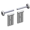Supports Roulettes Sectionnelle du Haut + roulettes