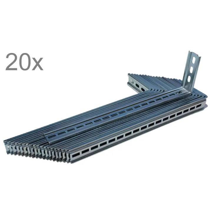 Equerres de suspente 450 mm (lot de 20)
