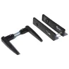 Black PVC wicket door handle kit