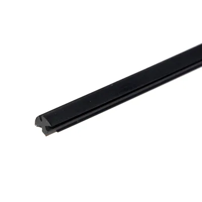 Lateral rubbing strip for an overhead door