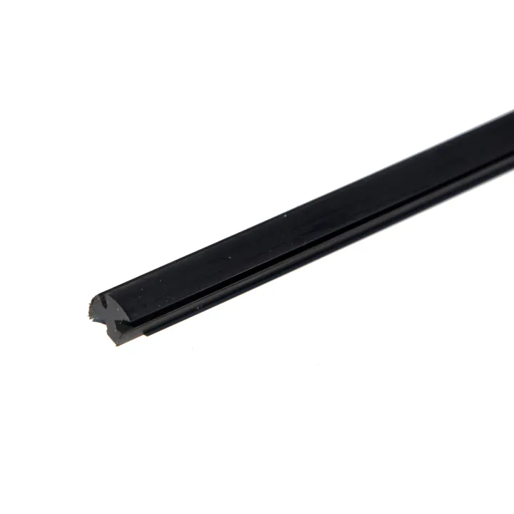 Lateral rubbing strip for an overhead door