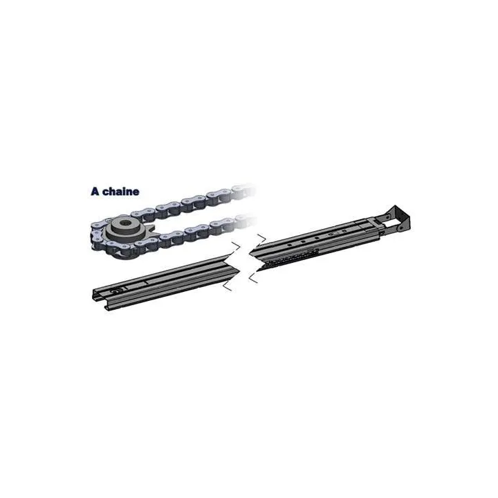 Rail moteur ONE à chainePorte Hauteur 2250
