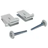 Supports roulettes sectionnelle du bas + roulettes