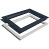 Rechteckiges Fenster MPM NEW GARONA (nur Rahmen)