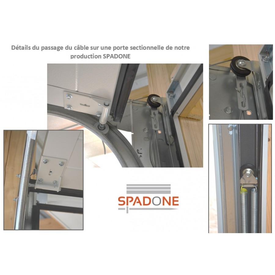 Cable pour porte de garage sectionnelle - Garatec