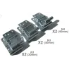 Supports Numbered Sectional Casters