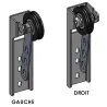 Fixed Nylon Sectional Pulley Support Assembly