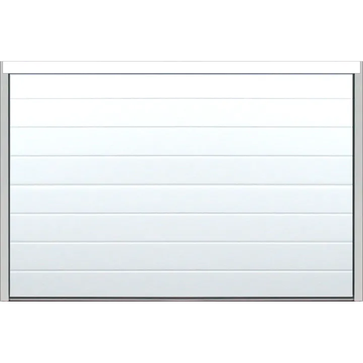 Sectional door Wood-look groove width 3 metres