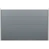 Sectional garage door width 3000mm anthracite grey all smooth