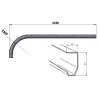 MonoRails Horizontaux Sectionnelle Porte Hauteur 2000-2125 L2630