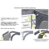 Einstellbare obere Sektional-Rollenträger + Rollen