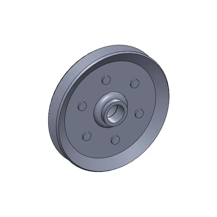 Steel Pulley Diameter 70mm Single Throat 