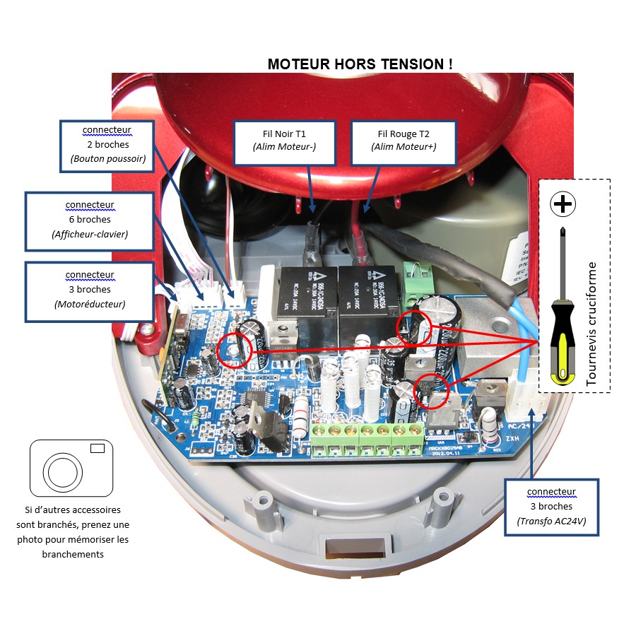 Carte électronique moteur ONE - Axone-Spadone