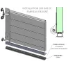 Aluminium profile Support Seal Seal EPDM