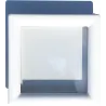 Square porthole MPM Transparent