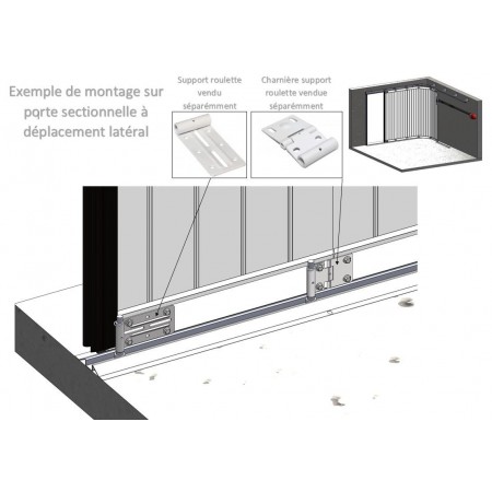 Hinge for Sectional garage door