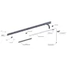 Kit de remplacement ressorts de torsion porte isolée 40mm