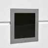 Aluminium window for a garage door 
