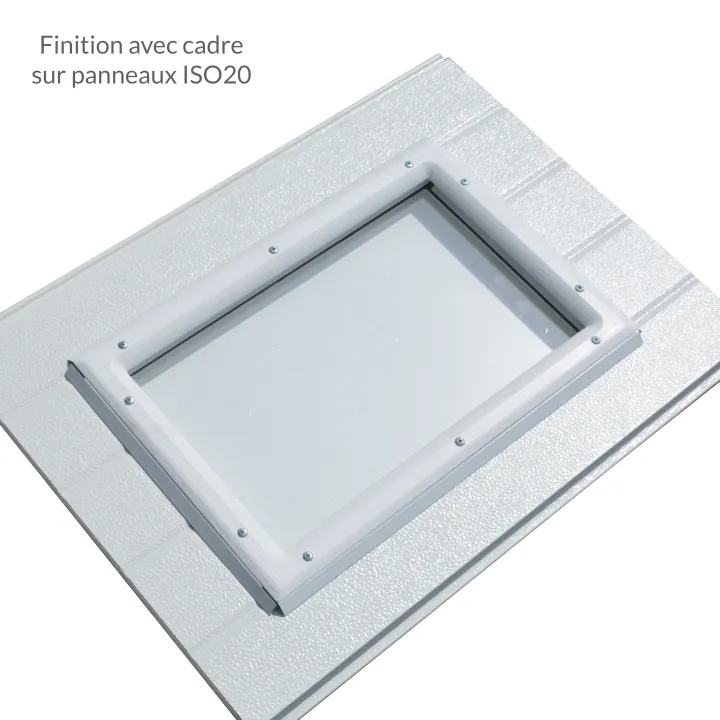 Porthole for insulated garage door 20mm