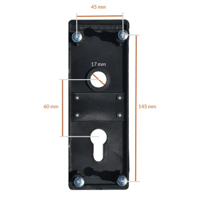 Cleanliness plate for an up-and-over door