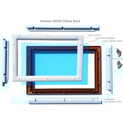 Rectangular Porthole Occitania (Complete Kit)