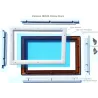 Rectangular Porthole Occitania (Complete Kit)