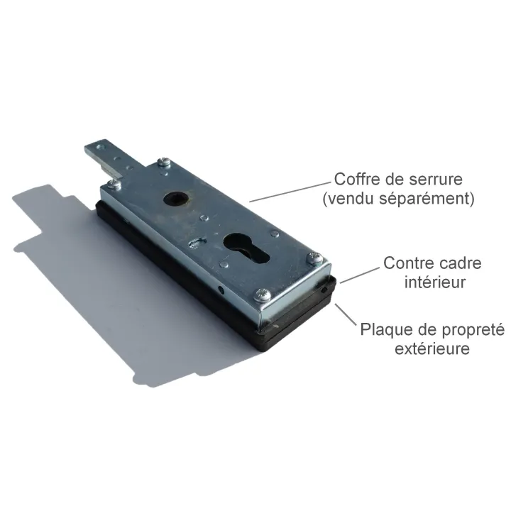 Mounting with lock case
