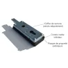 Mounting with lock case
