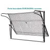 Locks for EURONORM up-and-over doors with hoops