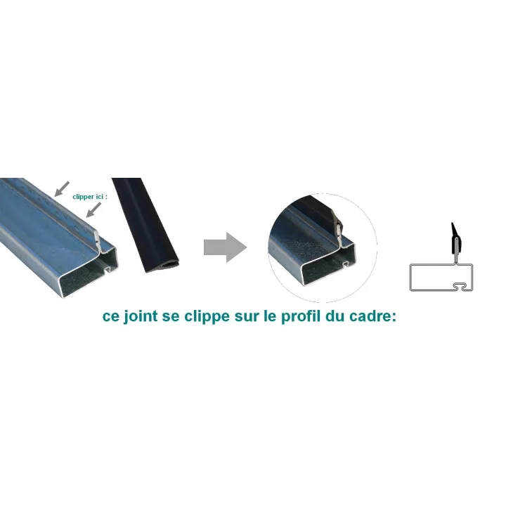Sheet metal edge lip seal