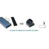 Sheet metal edge lip seal