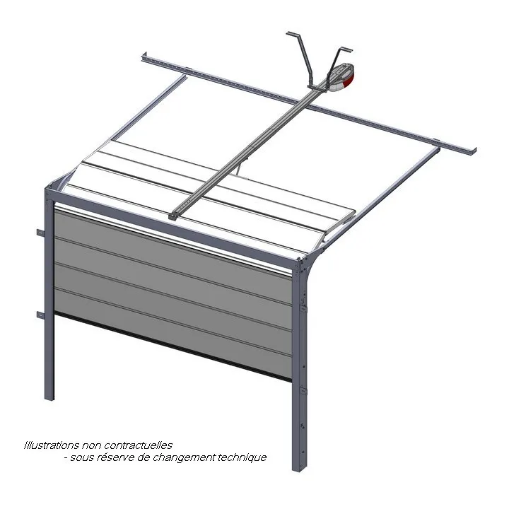 Mise en plan Porte de garage Sectionnelle Secura