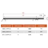 Comparaison des bras de porte basculante