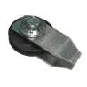 Poulie Mobile PVC EURONORM CT Diamètre 45 mm simple gorge + support
