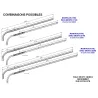 Petites courbes acier pour sectionnelle (la paire)
