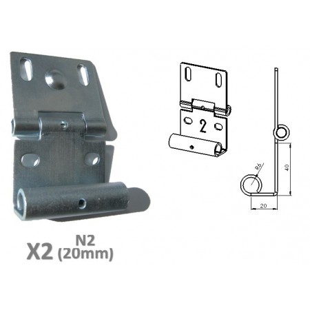 Supports Roulettes Sectionnelles Numérotés