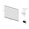 Set of 4 RAINURE panels for complete deck replacement