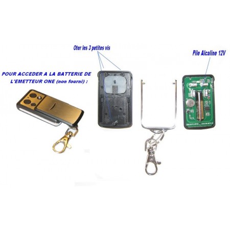 Pile Alcaline 12V pour émetteur ONE