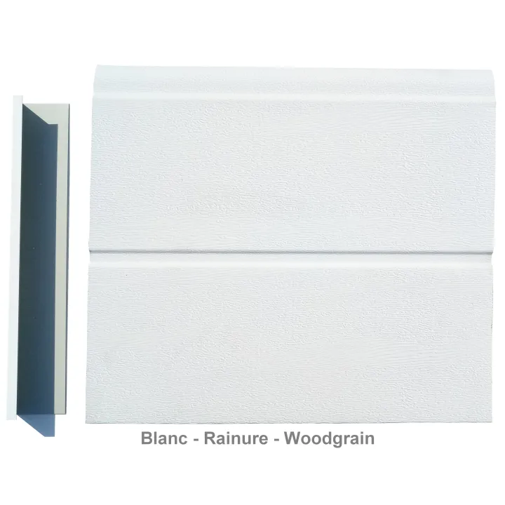 Lot de 4 panneaux RAINURE WOODGRAIN pour remplacement complet du tablier