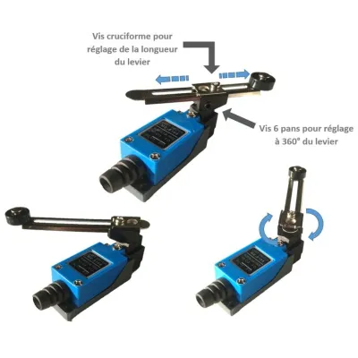 Roller limit switch sensor