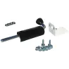 Additional wicket door lock kit