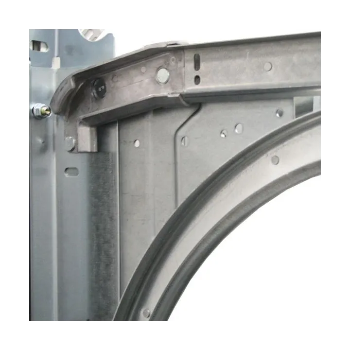 End caps Curved for straight rail (pair)
