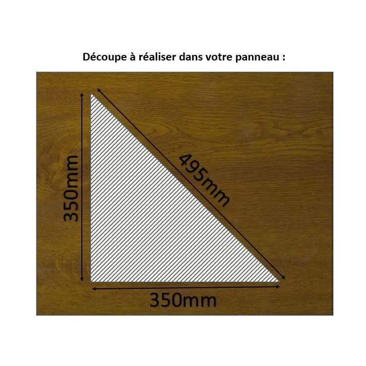Frame inside / outside Porthole Triangle PVC