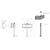 Tandem rollers for a side sliding sectional door