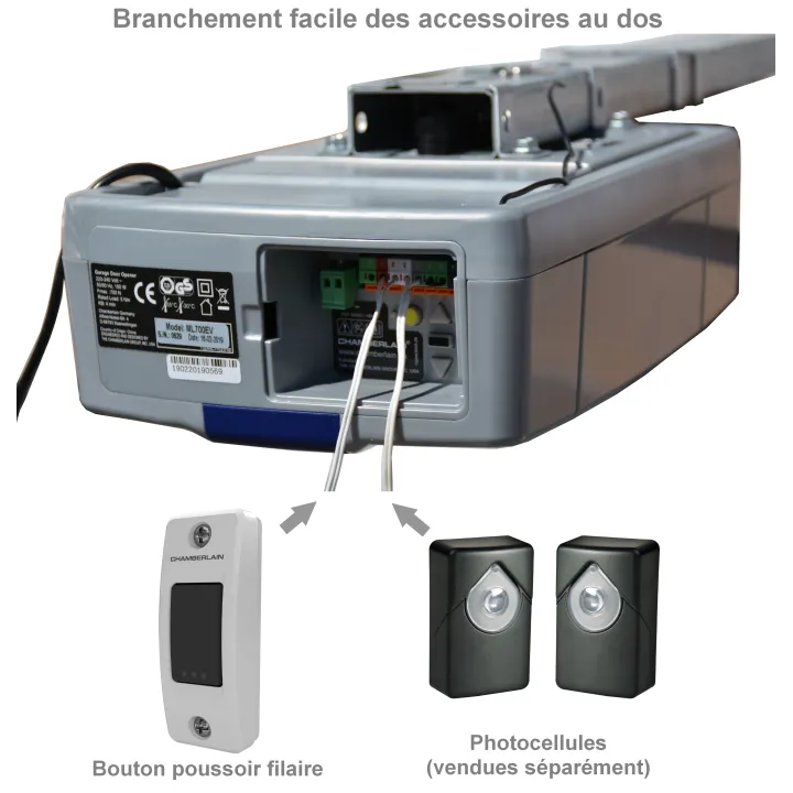 Dam Electric photocells Photocells Motor CHAMBERLAIN