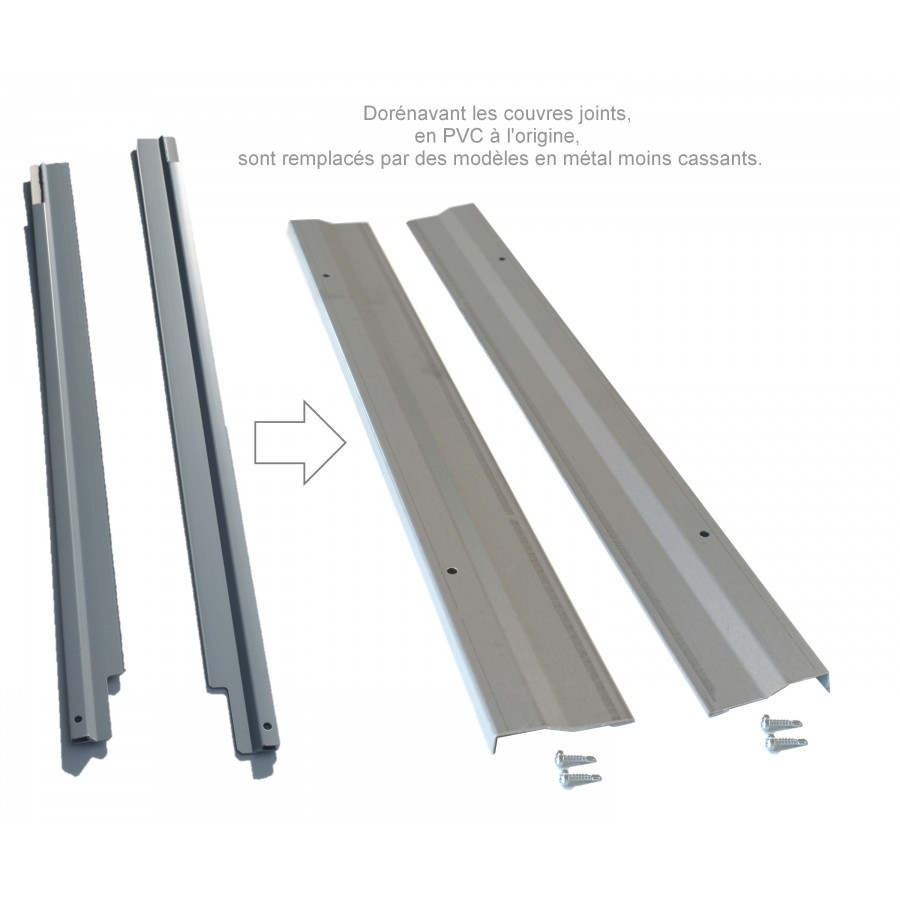 Couvre joint souple pour porte de garage basculante