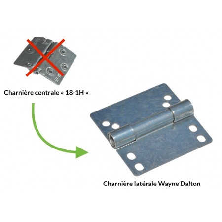 Zentralscharnier für Garagen-Sectionaltor Wayne Dalton