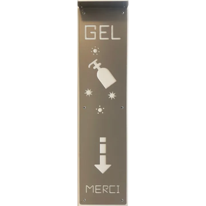 Face personnalisée 1 - « Gel Merci »