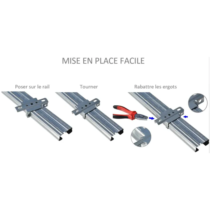 Support de rail intermédiaire pour moteur ONE